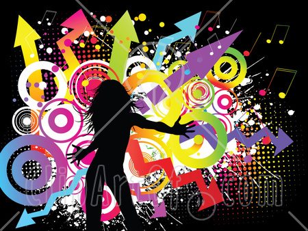 28453_black_silhouetted_woman_dancing_over_a_funky_grunge_background_of_colorful_circles_music_notes_and_arrows_on_black.jpg?w=450&h=338